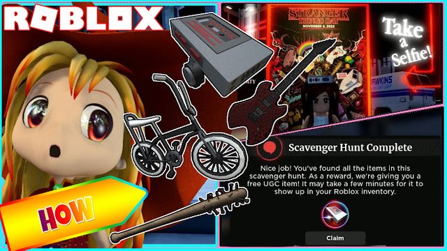 ROBLOX STRANGER THINGS IMMERSIVE WATCH PARTY! HOW TO GET 4 FREE ROBLOX ITEMS