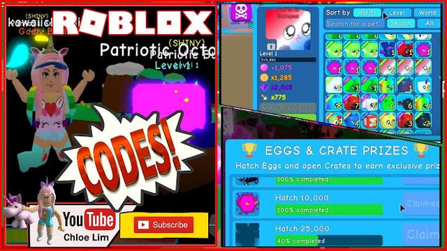 codes for roblox game bubble gum simulator