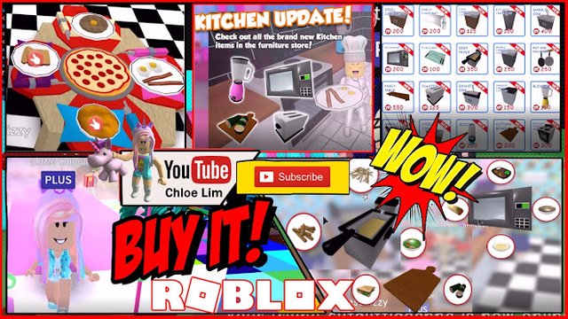 Roblox Gameplay Meepcity Kitchen Buying New Kitchen - 