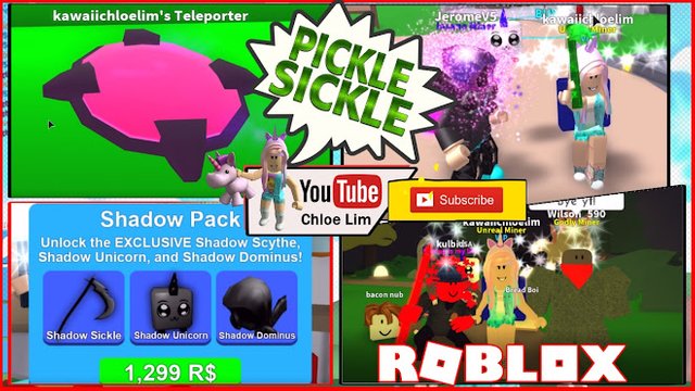 Roblox Gameplay Mining Simulator Sale Code Buying The Shadow Pack Teleporter Steemit - codes for runway rumble roblox
