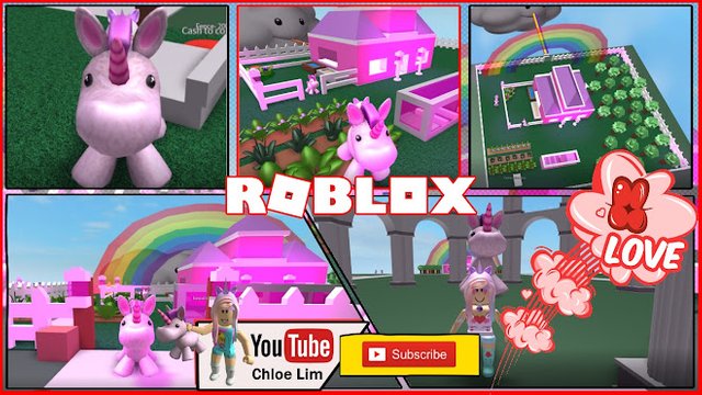 Roblox Gameplay Unicorn Tycoon I Want To Live Here Steemit - yt roblox baby tycoon videos
