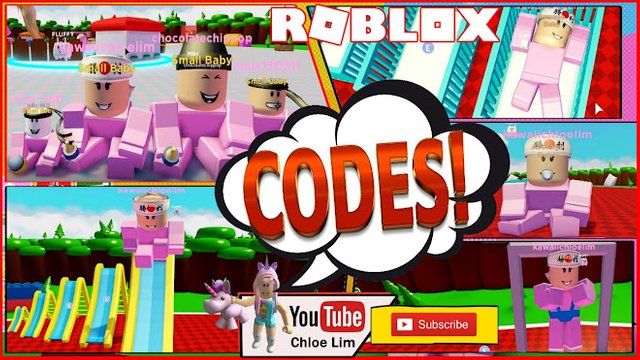 Roblox Gameplay Baby Simulator 5 Codes Wee Wee Wee Wee Wee Baby Fun Steemit - codes in baby simulator roblox