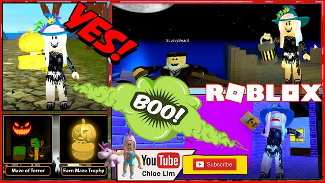 Roblox Gameplay Work At A Pizza Place Maze Of Terror How To Get The 2018 Halloween Trophy Loud Warning Steemit - roblox pizza place halloween
