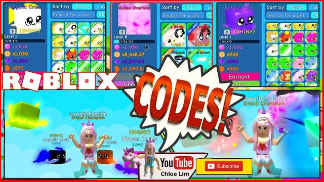 Roblox Gameplay Bubble Gum Simulator 3 New Codes This Is A Very Crabby Video Steemit - roblox gameplay video