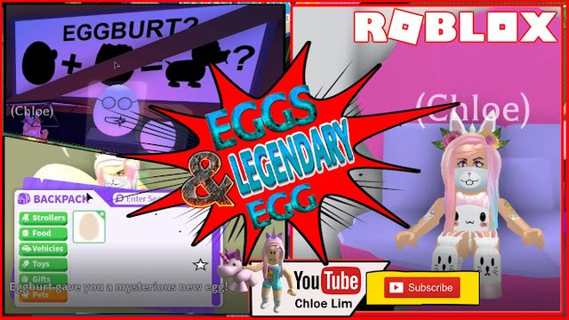 Roblox Gameplay Adopt Me All Eggs Legendary Egg - my house roblox code
