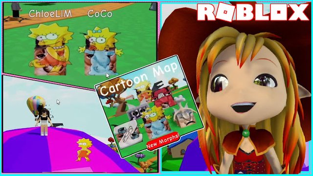 ROBLOX FIND THE FLOPPA MORPHS! ALL NEW FLOPPA LOCATIONS IN CARTOON MAP