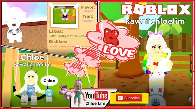 Roblox Gameplay My Droplets Adopted A Cute Pet Bunny And - 