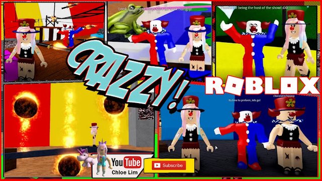 Roblox Gameplay The Circus Obby I M A Clown In The Circus Trying To Escape Steemit - it the clown roblox game