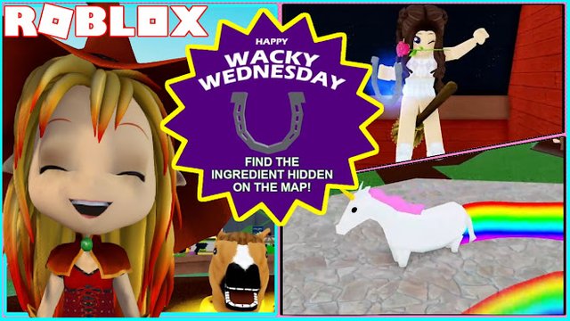 ROBLOX WACKY WIZARDS! HOW TO GET HORSE SHOE INGREDIENT AND ALL POTIONS