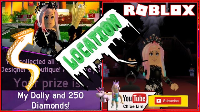 Roblox Gameplay Royale High Halloween Event Antilique S Haunted House My Dolly All Candy Location Steemit - roblox halloween event games 2017