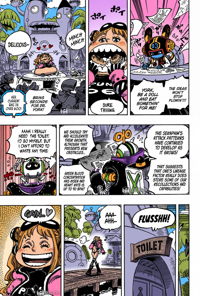 One Piece Chapter 1065 The Six Faces Of Vegapunk Colored Full