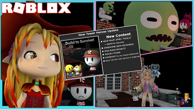 ROBLOX TOWER HEROES! BEATING THE NEW LIMITED BUILD TO SURVIVE MAP