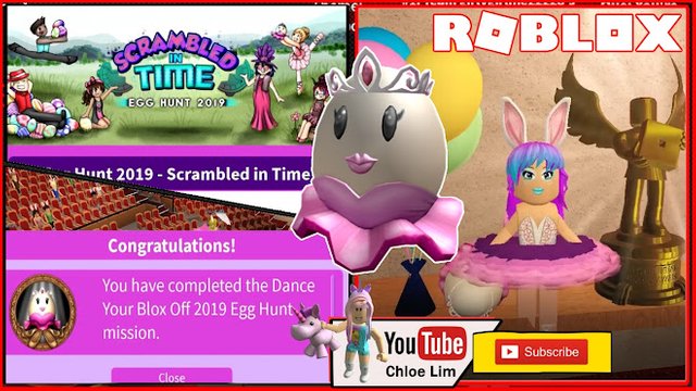 Roblox Gameplay Dance Your Blox Off Getting The Prima Balleggrina Egg Easter Egg Hunt 2019 Steemit - when does roblox egg hunt 2019 end date