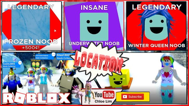 Roblox Gameplay Find The Noobs 2 Winter Wonderland All 42 Noobs Locations Steemit - an igloo roblox