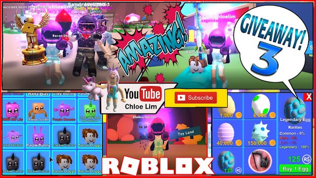 Roblox Gameplay Mining Simulator Toy Land Unicorn Sword 4 New Codes Legendary Pets And Giveaway Steemit - roblox mining simulator 55 legendary codes