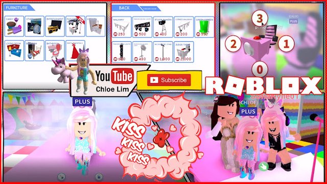 Roblox Gameplay Meepcity Fashion Show Furnitures Steemit - roblox meepcity 2