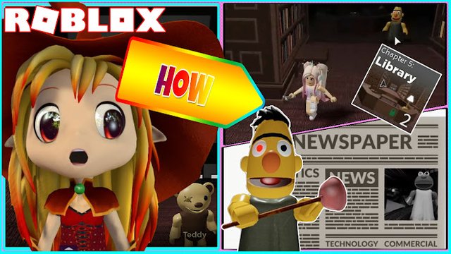 Roblox Gameplay Puppet Chapter 5 How To Escape New Library Map Steemit - roblox online game coin crypto news