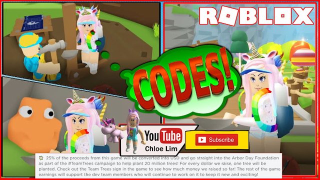 Roblox Gameplay Tree Planting Simulator 8 Codes Planting Strange But Amazing Trees Steemit - roblox i planted 1 000 000 trees in tree simulator youtube