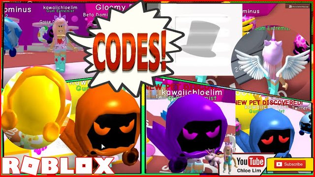 bubble gum roblox codes