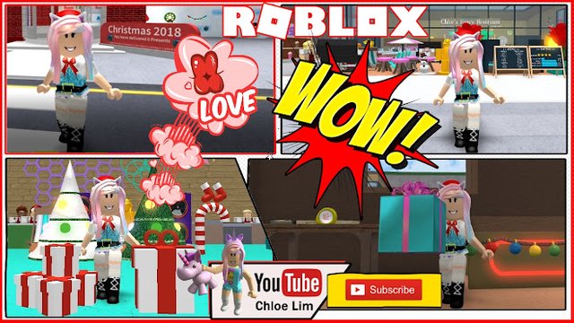 Roblox Gameplay Restaurant Tycoon Holiday Event Making Presents And Delivering Them To Unlock Items Steemit - holiday event roblox