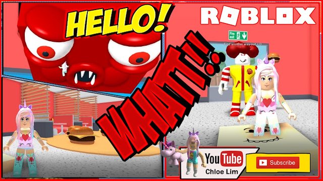 Roblox Gameplay Escape The Mcdonalds Obby Ronald Mcdonald Went Crazy Steemit - mcdonalds on roblox