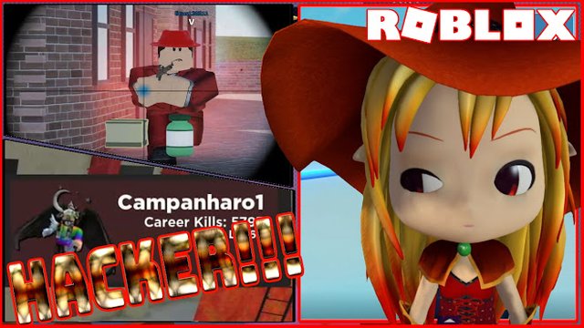 Roblox Gameplay Arsenal Hacker Caught On Camera In The Game Steemit - hack roblox arsenal