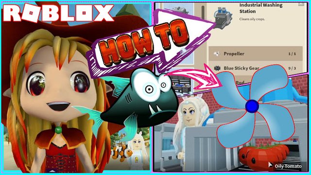 Roblox Gameplay Sky Block Fishing Industrial Washing Station - sky block roblox skyblock