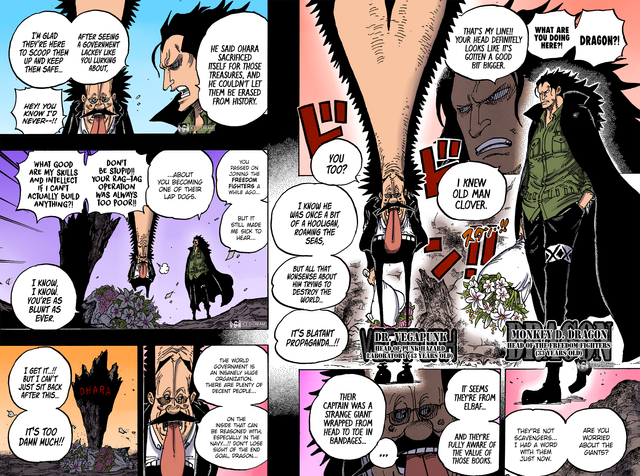 One Piece Chapter 1066 The Will Of Ohara Colored Full