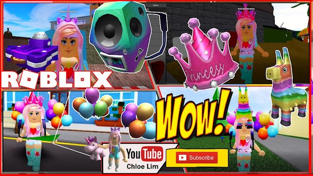 Roblox Gameplay Pizza Party Event 2019 How To Get Four Event Items Steemit - pinata party hat roblox
