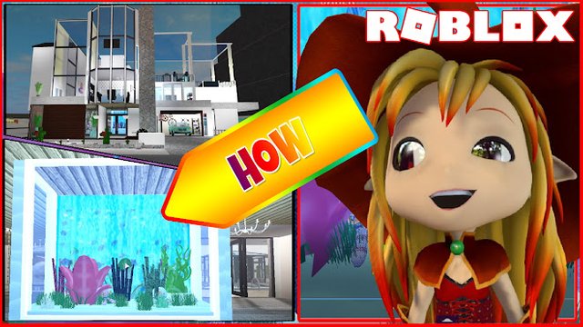 Roblox Gameplay Welcome To Bloxburg House Tour And How To Build A Fish Tank Steemit - how to make a tank game in roblox