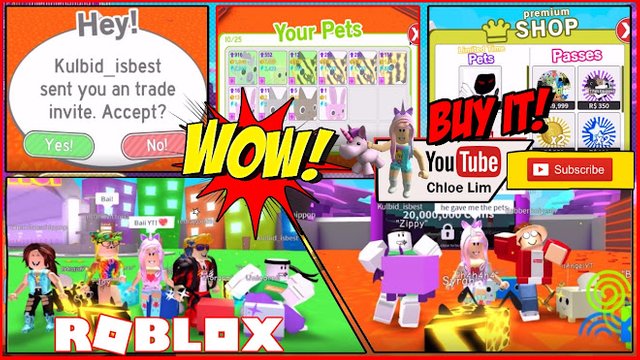 Roblox Gameplay Pet Simulator Trading Update Shout Out - 