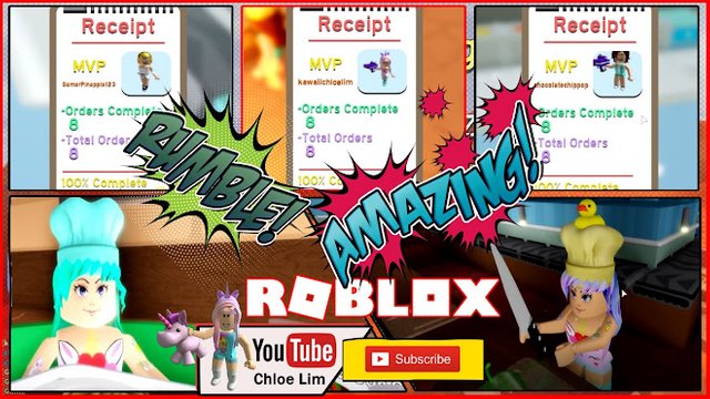 Roblox Gameplay Dare To Cook The Dream Team We Got All 100 Orders Steemit - roblox dream