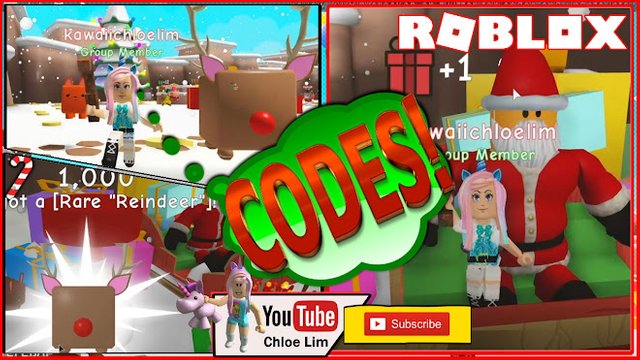 Roblox Gameplay Present Simulator 6 Working Codes Getting Those Candy Canes Steemit - pet simulator candy cane roblox