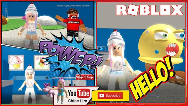 Roblox Gameplay Escape The Ice Cream Shop Obby Eating Lots Of Ice Cream On The Way Through The Obby Steemit - ice cream obby in roblox