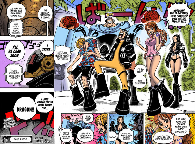 One Piece Chapter 1064 Colored full Egghead Research Stratum
