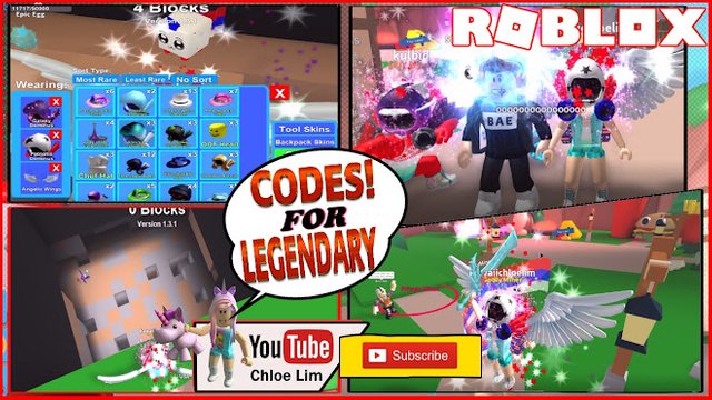 Roblox Gameplay Mining Simulator 3 Codes For Legendary Egg And Legendary Hat Steemit - roblox mining simulator codes legendary