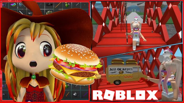 Roblox Gameplay Lucky Block Battlegrounds From Fighting To Selling Fast Food Steemit - fast food roblox