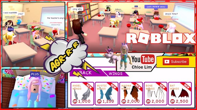 Roblox Gameplay Meepcity New Wings And House Full Of Kids Trouble At School Steemit - agr logo roblox