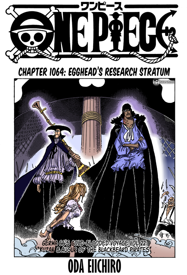 One Piece Chapter 1064 Colored full Egghead Research Stratum