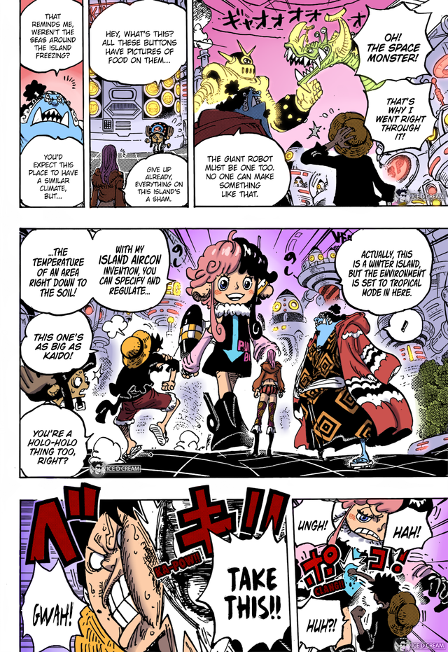 One Piece Chapter 1062 Colored | Adventure in the Land of Science