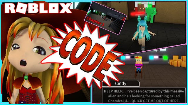 Roblox Gameplay Alien Code How To Escape Alien Chapter 1 Steemit - roblox granny game codes