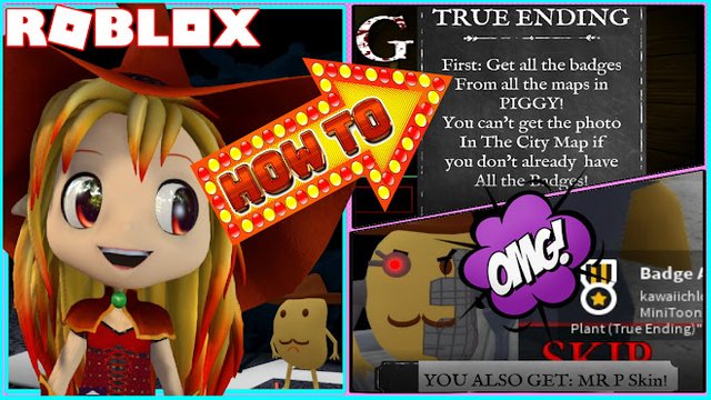 Roblox Gameplay Piggy 3 Important Steps On How To Get True Ending Chapter 12 Plant Steemit - piggy roblox￼
