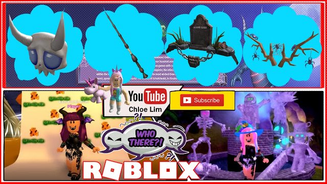 Roblox Gameplay Darkenmoor Hallow S Eve Event 2018 Getting 4 Hallow S Eve Event Items Jump Scares And Loud Warning Steemit - roblox halloween event antlers