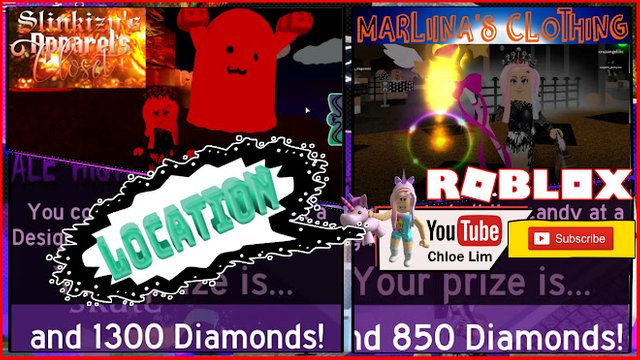 Roblox Gameplay Royale High Halloween Event 2 Homestore Slinkizy S Apparel S Closet Marliina S Clothing 2150 Diamonds All Candy Location Steemit - roblox homestore yt