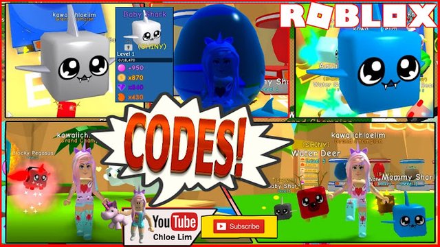 Roblox Gameplay Bubble Gum Simulator New Codes That Gives 35 Minutes Of 2x Luck And Hatch Speed Baby Shark Doo Doo Doo Doo Doo Steemit - codes for baby in roblox