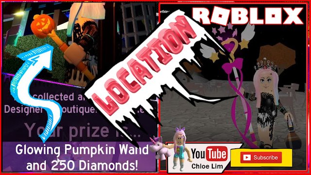 Roblox Gameplay Royale High Halloween Event Sylenia S Homestore Glowing Pumpkin Wand All Candy Locations Steemit - halloween sylenia s homestore roblox