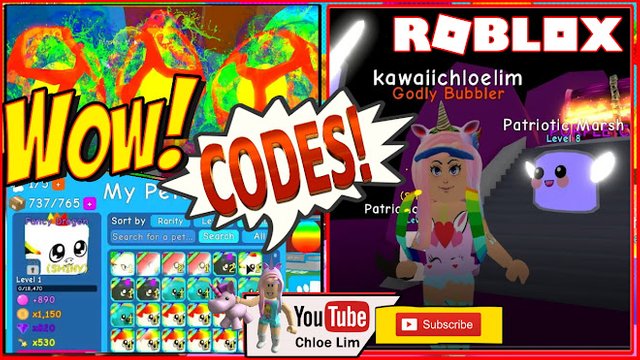 Roblox Gameplay Bubble Gum Simulator Codes New Egg - 