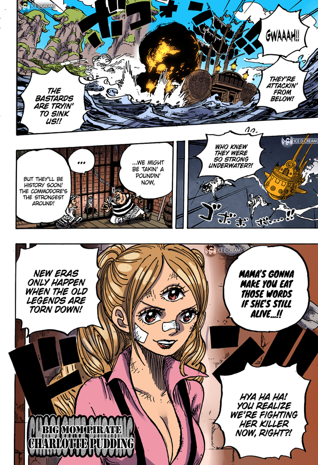 One Piece Chapter 1064 Colored full Egghead Research Stratum