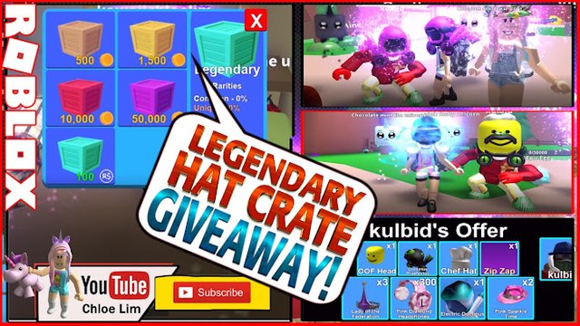 Roblox Gameplay Mining Simulator Update 3 Legendary Hat Crate Giveaway Steemit - roblox mining simulator added a hat for me legendary youtube