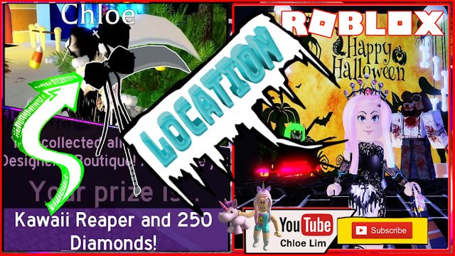 Roblox Gameplay Royale High Halloween Event Wish S Homestore Kawaii Reaper All Candy Locations Steemit - colored fonts for roblox royale high